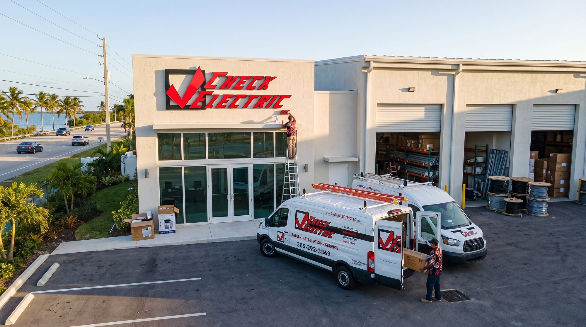 New Check Electric headquarters building in Summerland Key