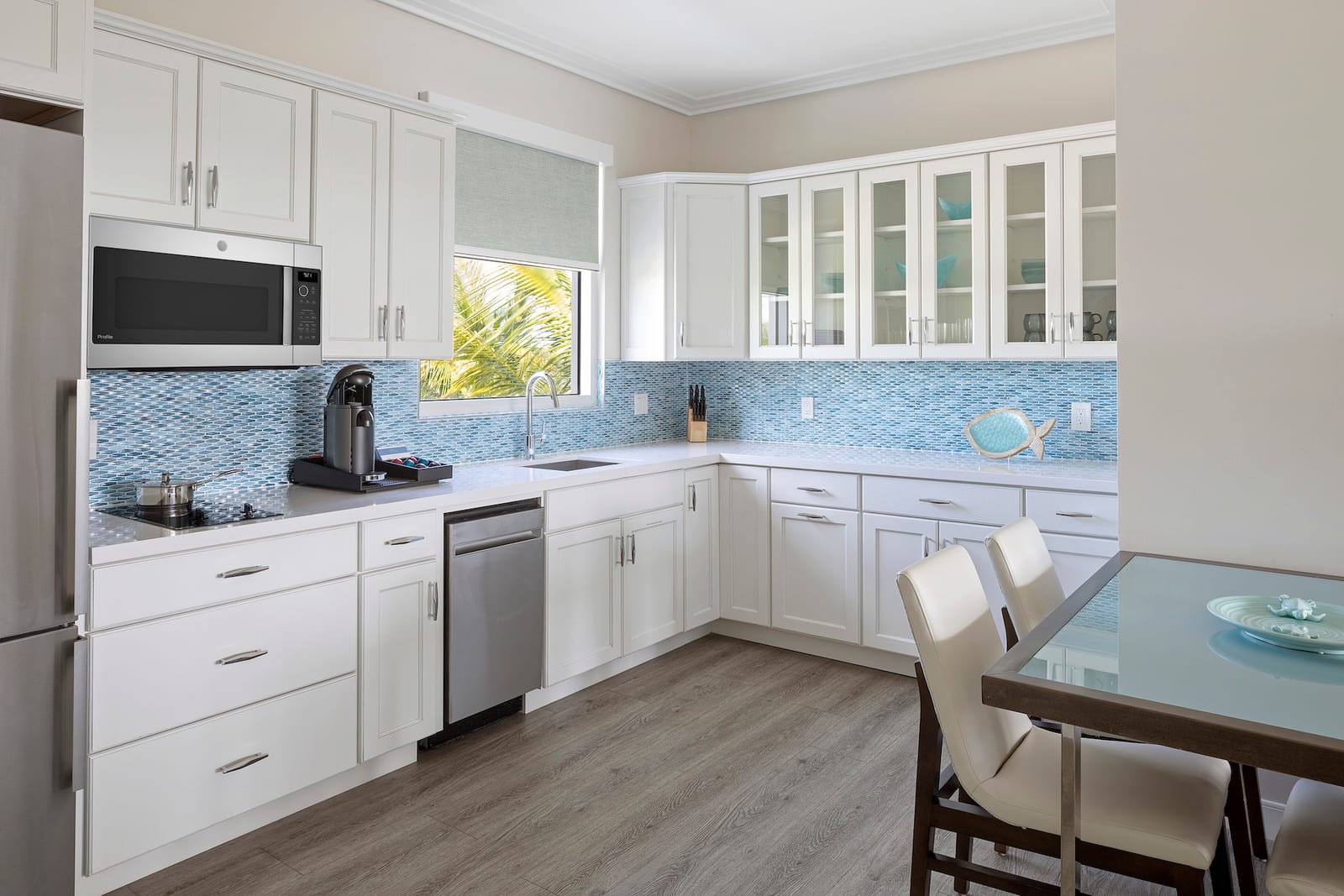 Guest suite kitchen and appliance connections at Capitana Key West