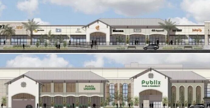 Architectural rendering of the new Publix Store #1814 on North Roosevelt Boulevard, Key West