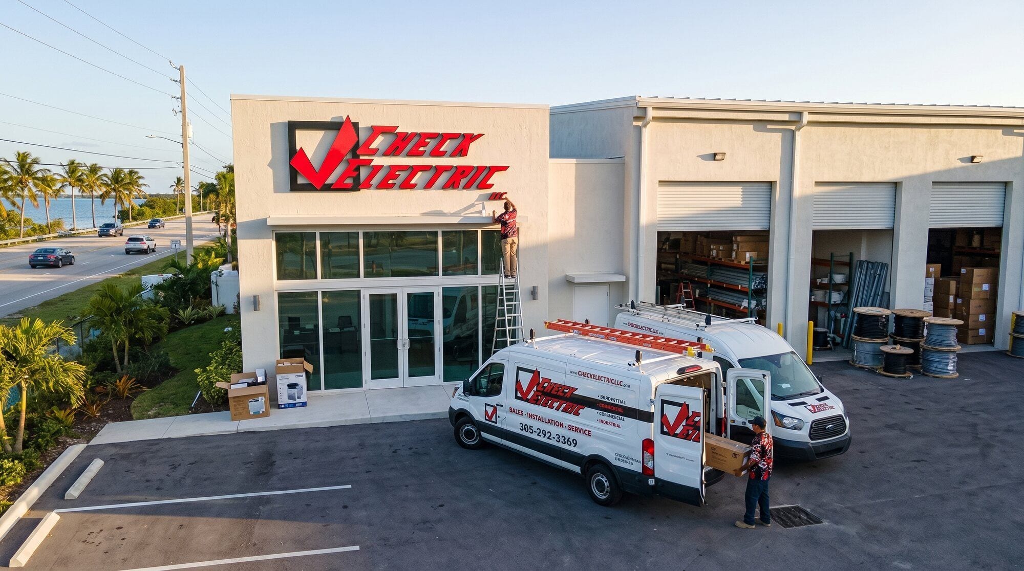 New Check Electric headquarters building in Summerland Key